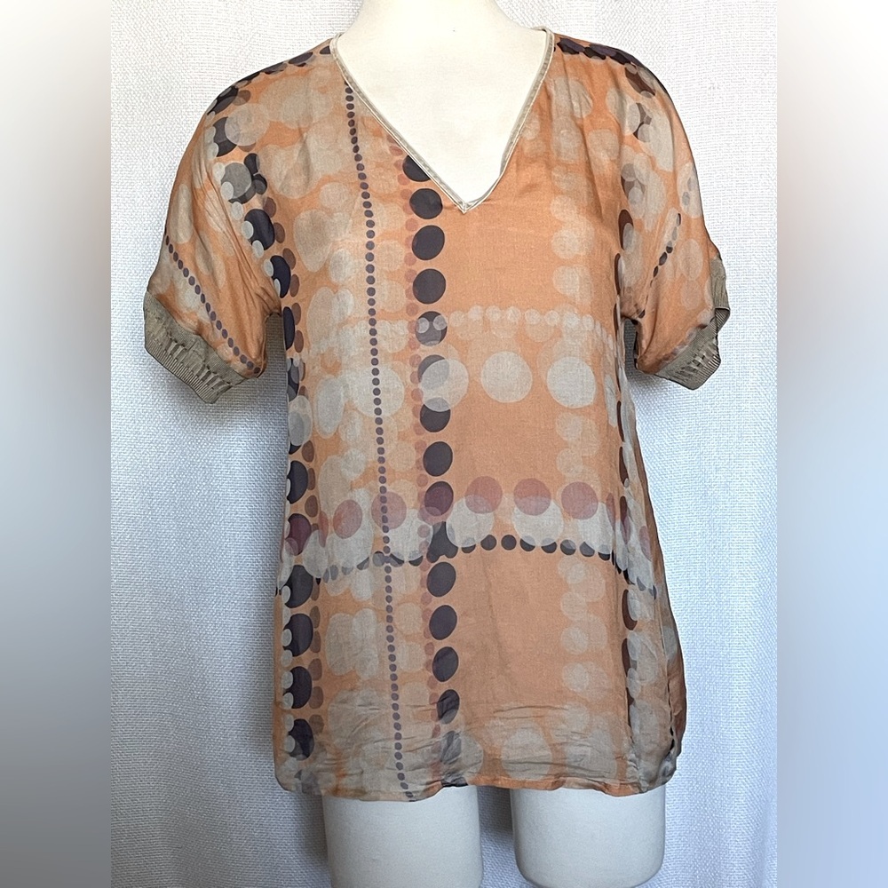 Monoplaza silk top